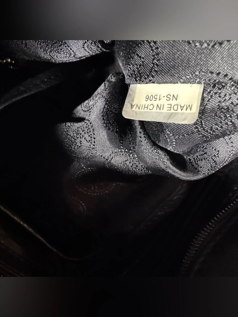 Michael Kors Bedford Black Pebbled Leather Tote with Tan Trim